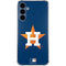 MLB Houston Astros Distressed Galaxy A55 5G Clear Case