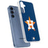 MLB Houston Astros Distressed Galaxy A55 5G Clear Case