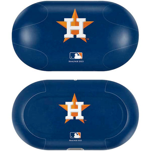 MLB Houston Astros Distressed Galaxy Buds Plus Skin
