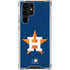 MLB Houston Astros Distressed Galaxy S23 Ultra Clear Case