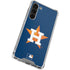 MLB Houston Astros Distressed Galaxy S24 FE Clear Case