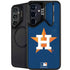 MLB Houston Astros Distressed Galaxy S24 FE Kickstand Case