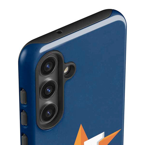 MLB Houston Astros Distressed Galaxy S25 Plus Impact Case