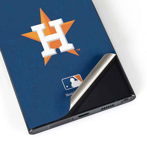 MLB Houston Astros Distressed Galaxy S25 Ultra Skin