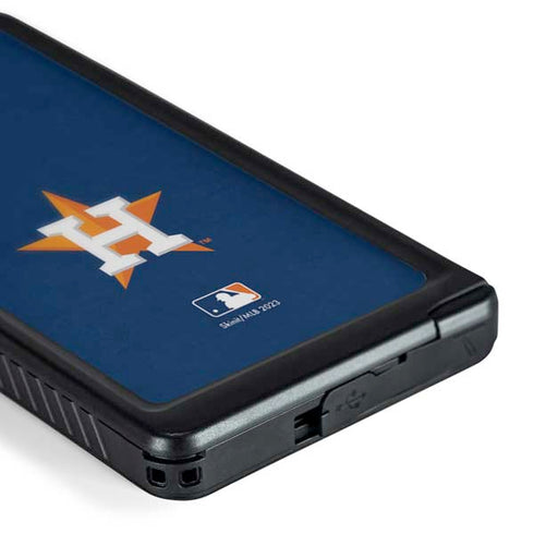 MLB Houston Astros Distressed Galaxy S24 Ultra Waterproof Case