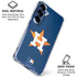 MLB Houston Astros Distressed Galaxy S25 Clear Case
