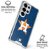 MLB Houston Astros Distressed Galaxy S25 Ultra Clear Case