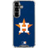 MLB Houston Astros Distressed Galaxy S26 Plus Clear Case