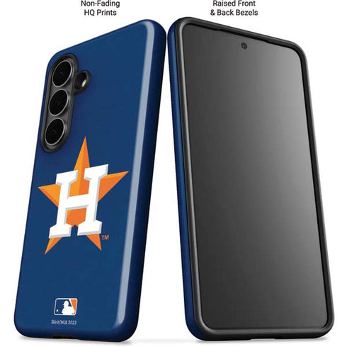 MLB Houston Astros Distressed Galaxy S26 Plus Impact Case