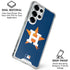 MLB Houston Astros Distressed Galaxy S26 Ultra Clear Case