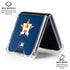 MLB Houston Astros Distressed Galaxy Z Flip6 Clear Case
