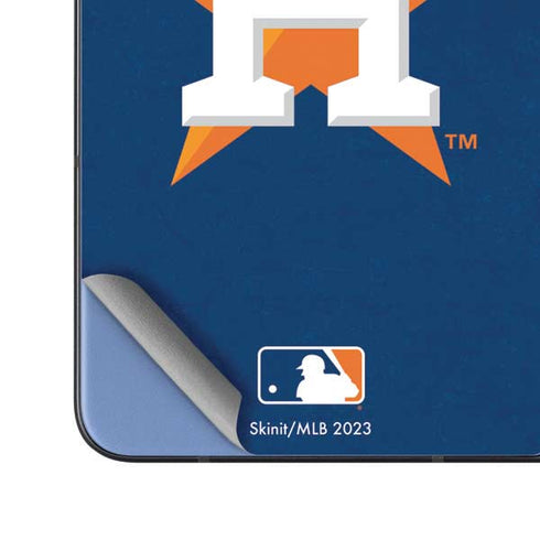 MLB Houston Astros Distressed Galaxy Z Fold5 5G Skin