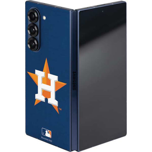 MLB Houston Astros Distressed Galaxy Z Fold6 Skin