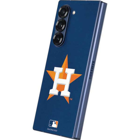 MLB Houston Astros Distressed Galaxy Z Fold6 Skin