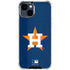MLB Houston Astros Distressed iPhone 15 Clear Case
