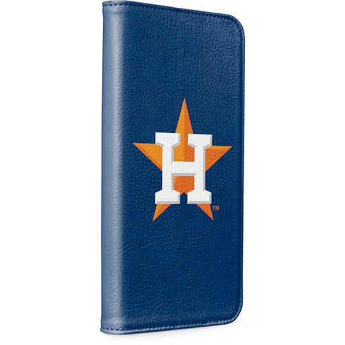 MLB Houston Astros Distressed iPhone 15 Pro Max Folio Case