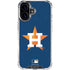 MLB Houston Astros Distressed iPhone 16 Clear Case