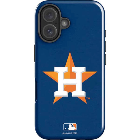 MLB Houston Astros Distressed iPhone 16 Impact Case
