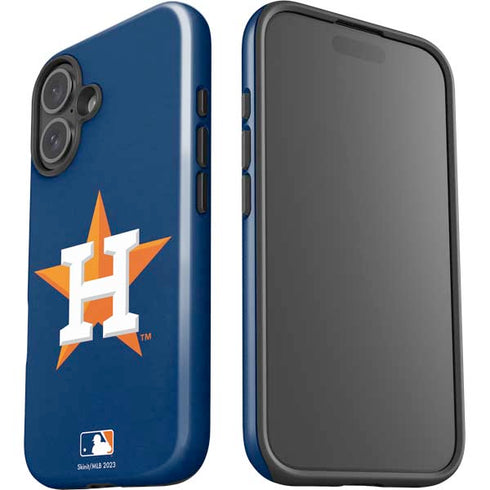 MLB Houston Astros Distressed iPhone 16 Plus Impact Case