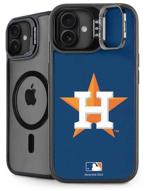 MLB Houston Astros Distressed iPhone 16 Plus Kickstand Case