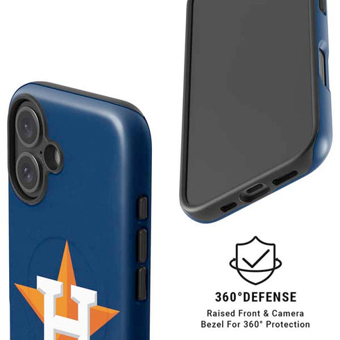 MLB Houston Astros Distressed iPhone 16 Plus Magsafe Impact Case