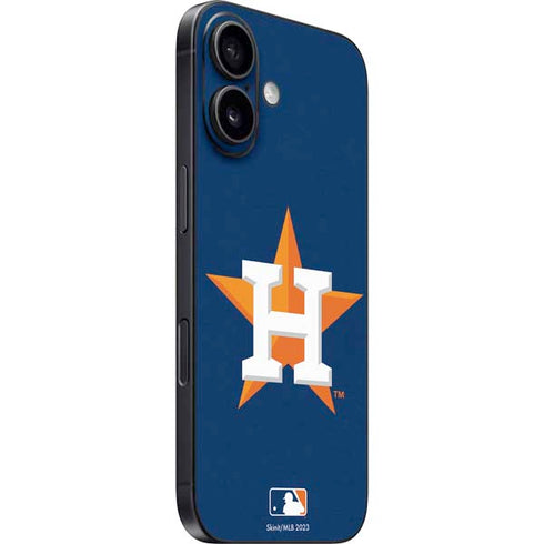 MLB Houston Astros Distressed iPhone 16 Plus Skin
