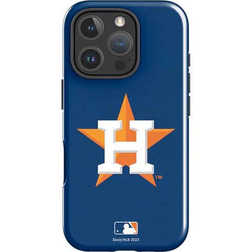 MLB Houston Astros Distressed iPhone 16 Pro Impact Case