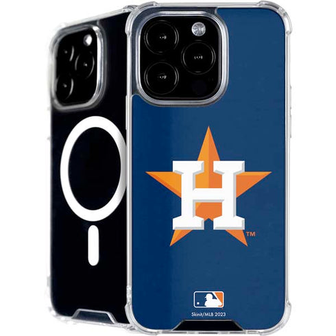 MLB Houston Astros Distressed iPhone 16 Pro MagSafe Case