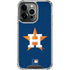 MLB Houston Astros Distressed iPhone 16 Pro Max Clear Case