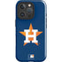 MLB Houston Astros Distressed iPhone 16 Pro Max Impact Case