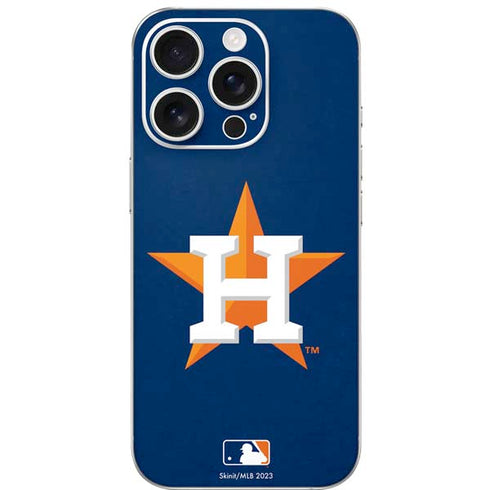 MLB Houston Astros Distressed iPhone 16 Pro Skin