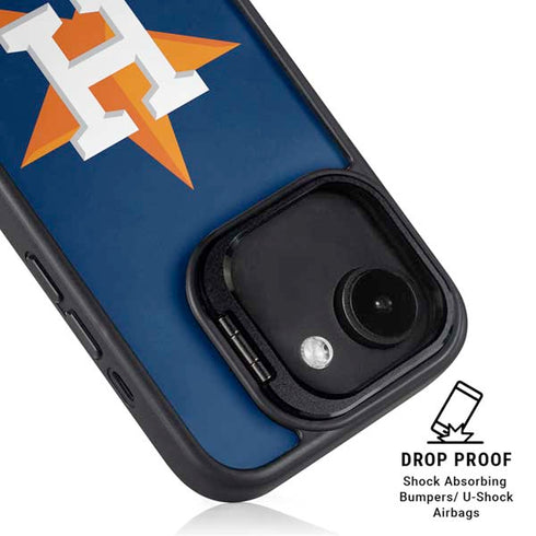 MLB Houston Astros Distressed iPhone 16e Kickstand Case