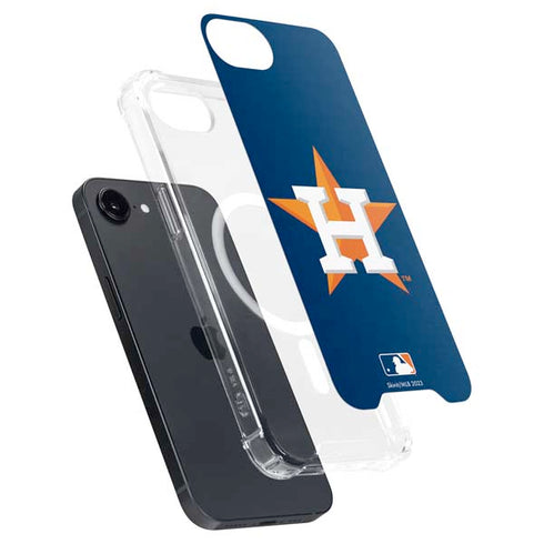 MLB Houston Astros Distressed iPhone 16e MagSafe Case