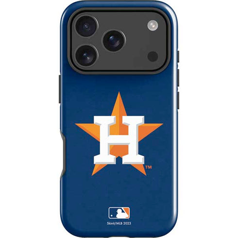 MLB Houston Astros Distressed iPhone 18 Pro Max Impact Case