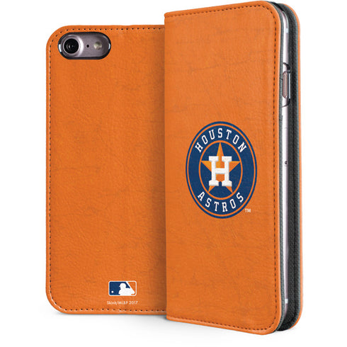 MLB Houston Astros Distressed iPhone 8 Folio Case