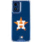 MLB Houston Astros Distressed Moto G 5G (2024) Clear Case