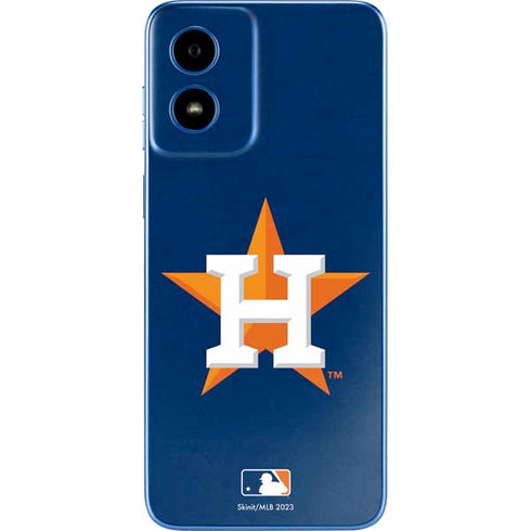 MLB Houston Astros Distressed Moto G Play 4G (2024) Skin