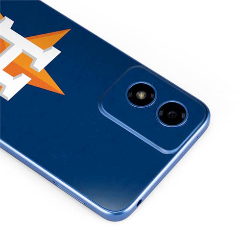 MLB Houston Astros Distressed Moto G Play 4G (2024) Skin