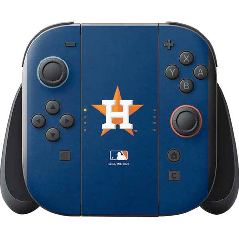 MLB Houston Astros Distressed Nintendo Switch 2 (2025) with Joy-Con Skin