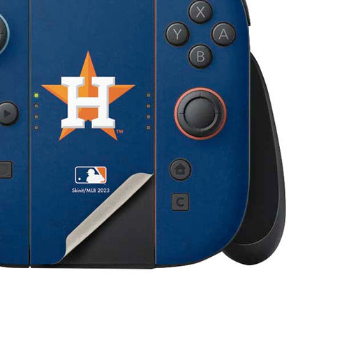 MLB Houston Astros Distressed Nintendo Switch 2 (2025) Joy-Con Controller Skin