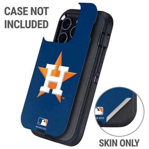 MLB Houston Astros Distressed Otterbox Defender iPhone Skin