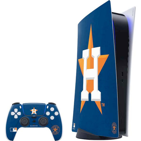 MLB Houston Astros Distressed PlayStation PS5 Skins