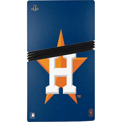 MLB Houston Astros Distressed PS5 Pro Bundle Skin
