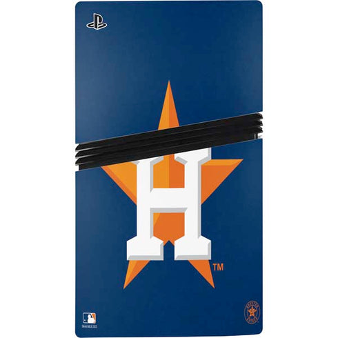 MLB Houston Astros Distressed PS5 Pro Console Skin
