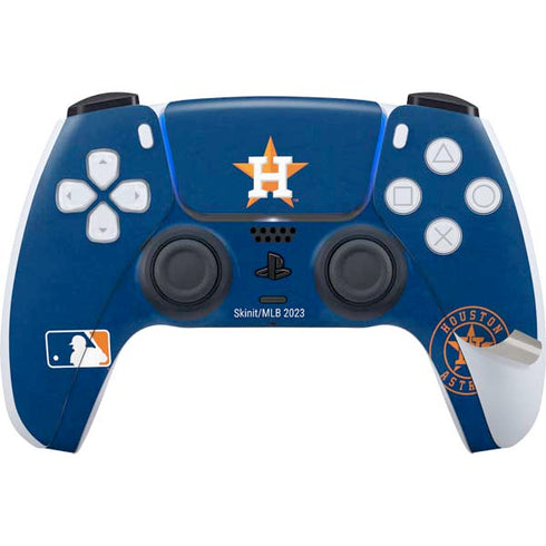 MLB Houston Astros Distressed PS5 Pro Disk Bundle Skin