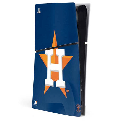 MLB Houston Astros Distressed PS5 Slim Digital Edition Console Skin