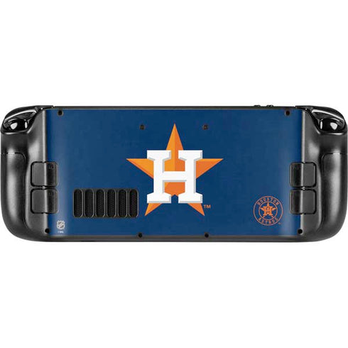 MLB Houston Astros Distressed Steam Deck Handheld Gaming Computer OLED Skin