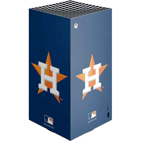 MLB Houston Astros Distressed XBox Series X Digital Edition Console Skin