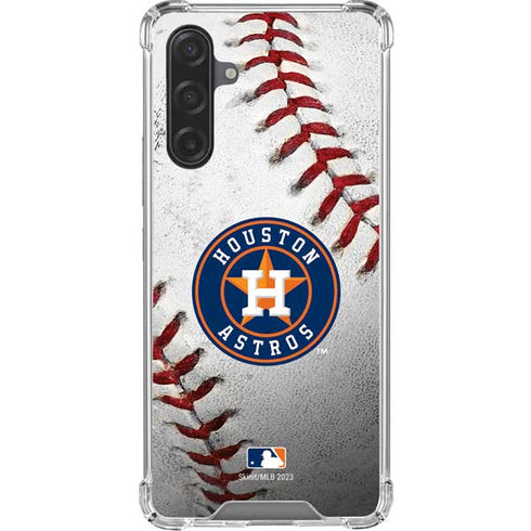 MLB Houston Astros Game Ball Galaxy A17 Clear Case