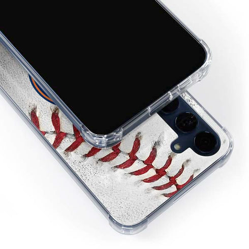 MLB Houston Astros Game Ball Galaxy A55 5G Clear Case